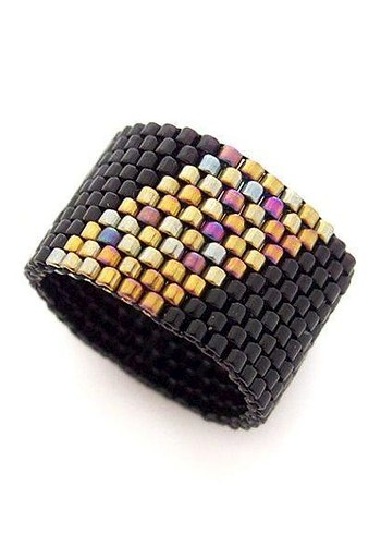 Orjinal miyuki boncuktan yapılmış çeşitli yuzukler - Görsel 2