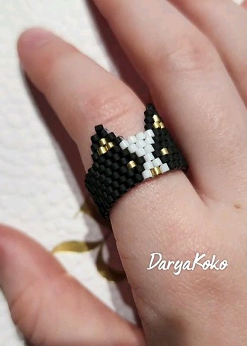 Orjinal miyuki boncuktan yapılmış çeşitli yuzukler - Görsel 7