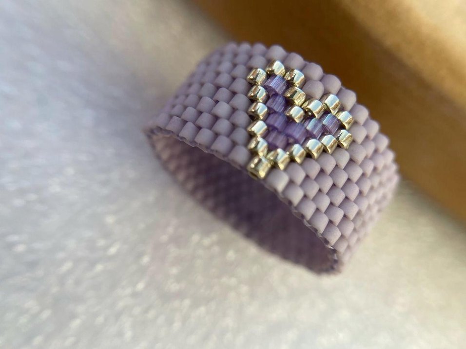 Orjinal miyuki boncuktan yapılmış çeşitli yuzukler - Görsel 3