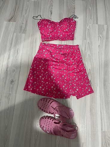 s Beden Pembe alt üst takım
