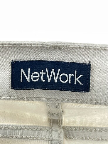 27 Beden beyaz Renk Network Jean / Kot %70 İndirimli.