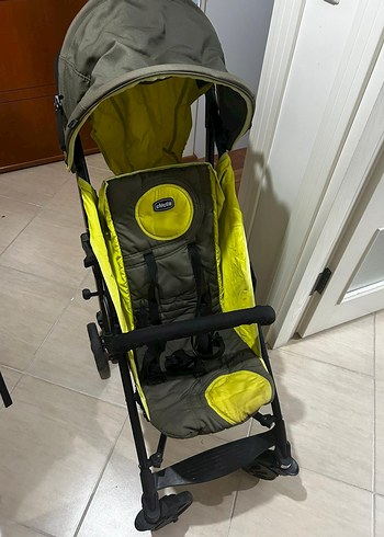 Gri ve Sarı Chicco Bebek Arabası