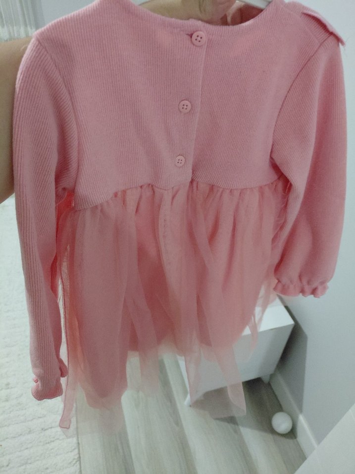 lcw baby Pembe Fırfırlı Kız Çocuk Elbisesi — görsel 4/5