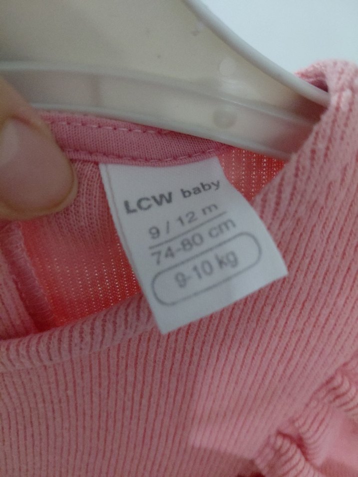 lcw baby Pembe Fırfırlı Kız Çocuk Elbisesi — görsel 5/5