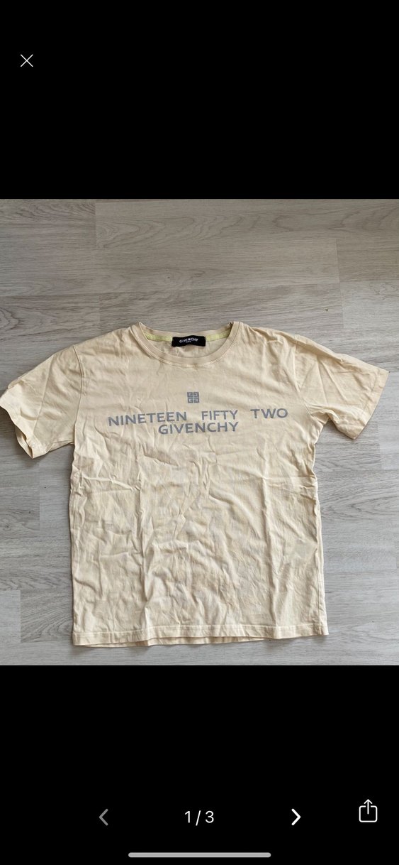 Givenchy Beyaz Desenli Kısa Kollu  Tişört - Görsel 2