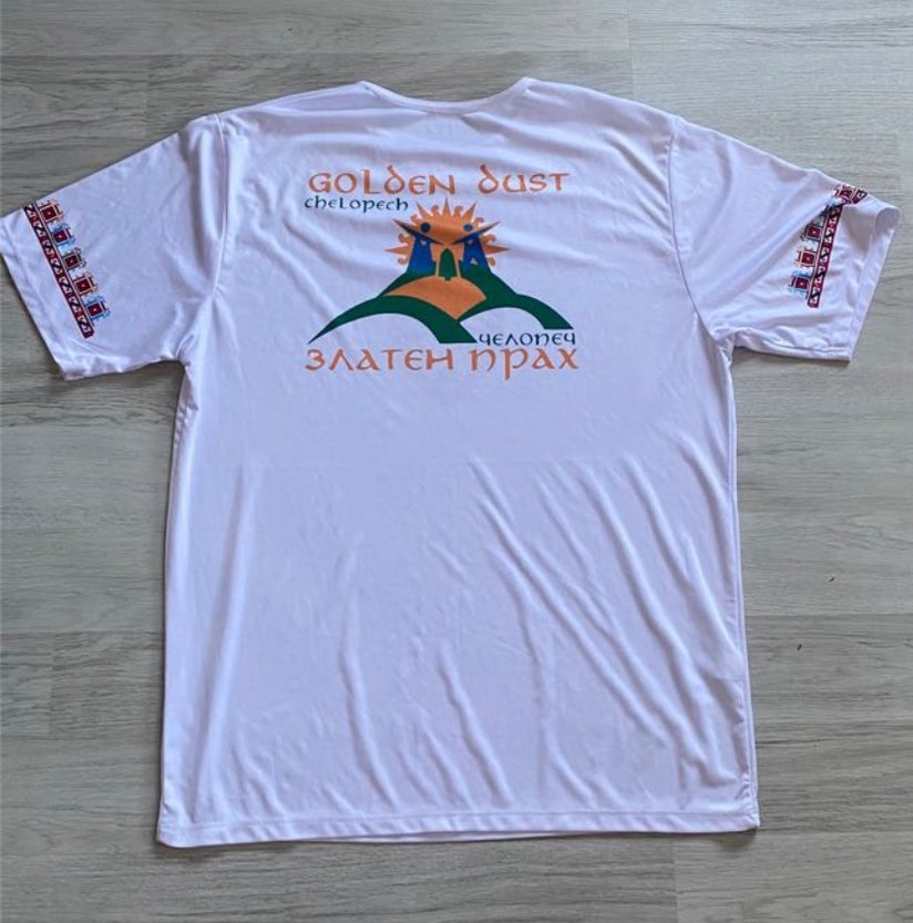 Nakışlı ve Boncuklu Beyaz Erkek Tişört - Görsel 2