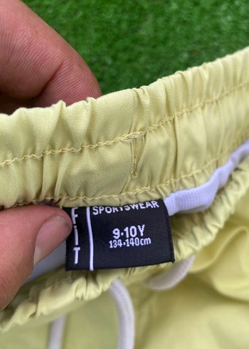 Erkek Sarı Mini Basic Mayo Şort - Görsel 2