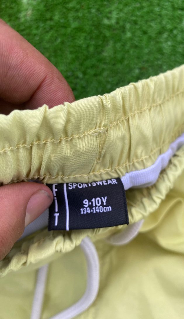 Erkek Sarı Mini Basic Mayo Şort - Görsel 2