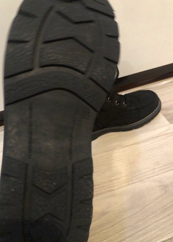 36 Beden Siyah Süet Kürklü Kadın Dolgu Topuk Bot