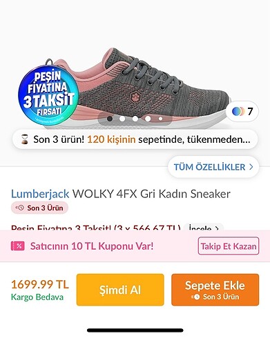 36 Beden Bayan spor ayakkabı temiz