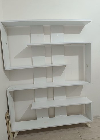 Beyaz Duvara Monte Raf Düzenleyici - Görsel 2