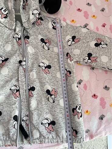 18-24 Ay Beden gri Renk Mickey mouse H&M kız bebek mont