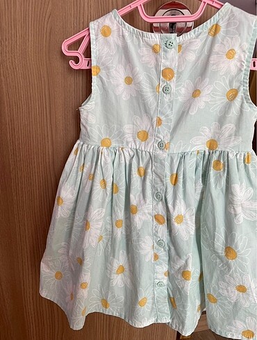 12-18 Ay Beden Lcw Papatyalı elbise