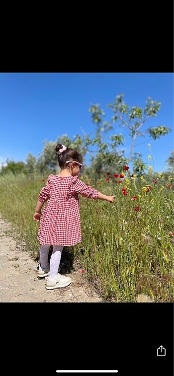 H&M kız bebek çocuk elbise