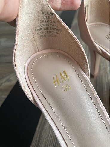 36 Beden H&M pudra topuklu sandalet