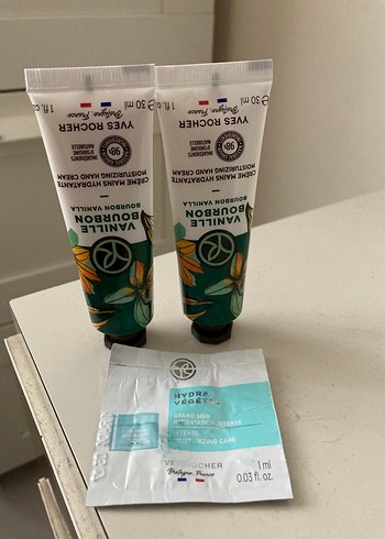 Yves Rocher Vanilya Bourbon El Kremi 30 ml 2 adet