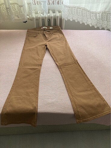 Koton camel rengi pantolon pamuklu