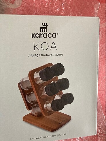 Karaca stantlı baharat takımı