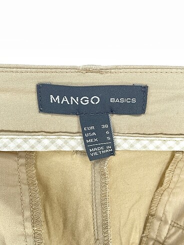38 Beden çeşitli Renk Mango Kumaş Pantolon %70 İndirimli.