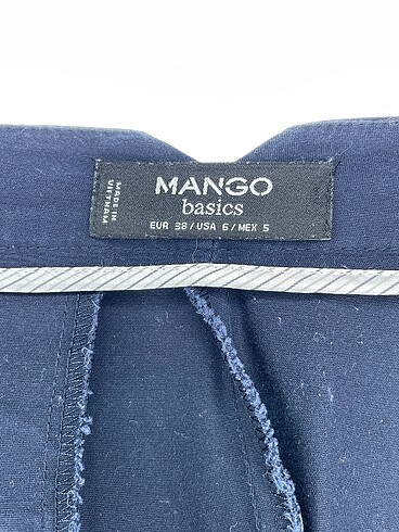 36 Beden lacivert Renk Mango Kumaş Pantolon %70 İndirimli.
