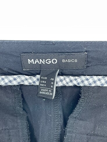 38 Beden siyah Renk Mango Kumaş Pantolon %70 İndirimli.