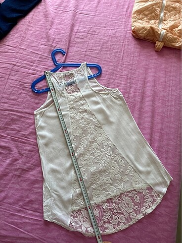 Beyaz arkası dantelli bluz - Görsel 8