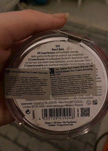 Catrice Melted Sun Krem Bronzlaştırıcı 9g - Görsel 3