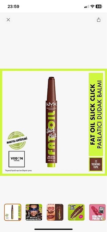 NYX Nyx fat oil slick click