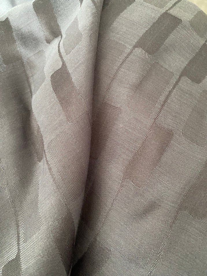 Gri Drapeli Kadın Şal - Görsel 2