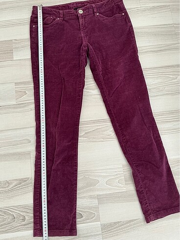 #fitilli kadife bayan pantolon#mürdüm# - Görsel 5