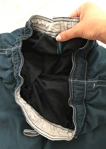 Lacivert Kemerli Erkek Mini Mayo şort - Görsel 3