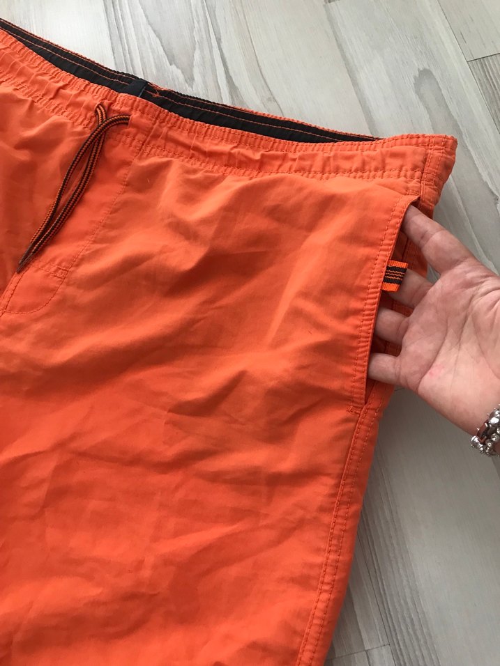 Erkek Turuncu Mini Şort - Görsel 2