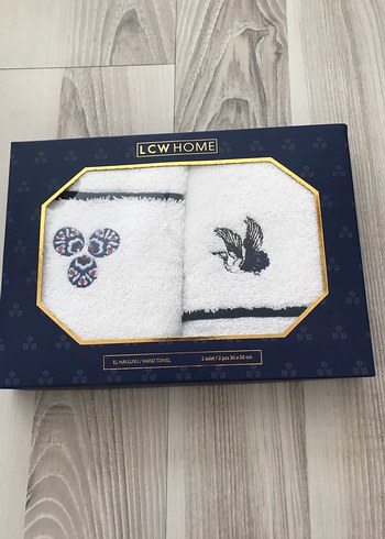 LCW Home Baskılı Beyaz Havlu Seti