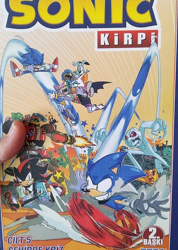 Kirpi Sonic Cilt 4,5 ve 6 Çizgi Roman Seti - Görsel 4
