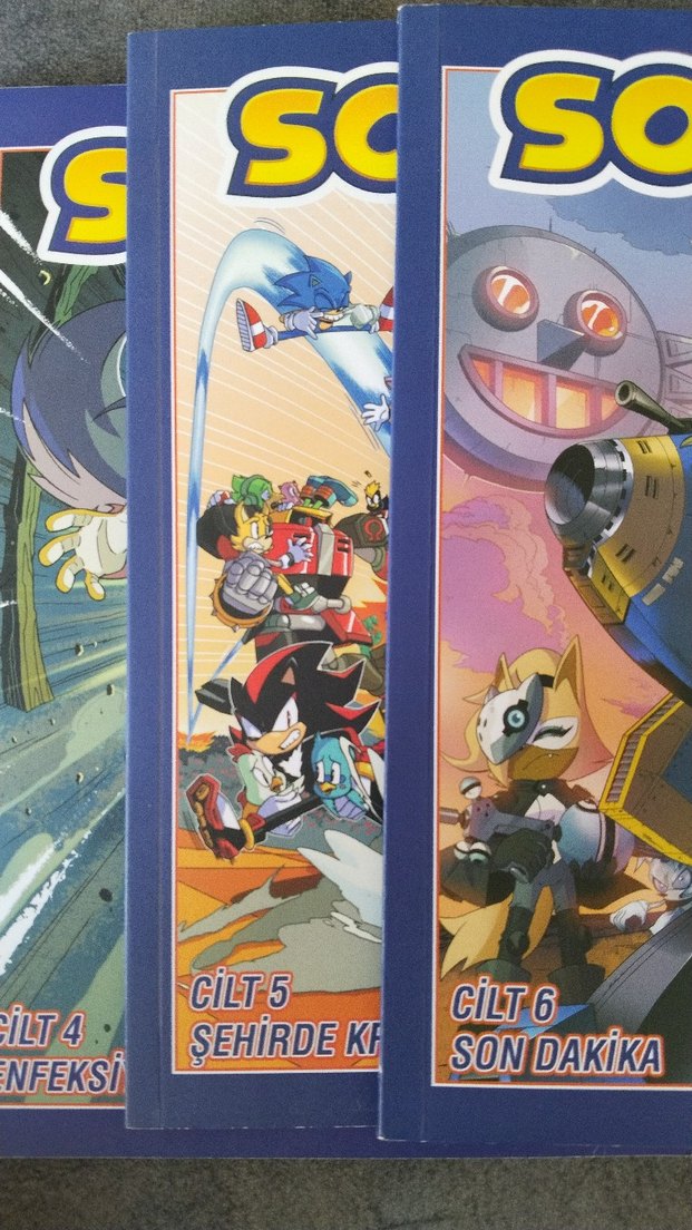 Kirpi Sonic Cilt 4,5 ve 6 Çizgi Roman Seti - Görsel 2