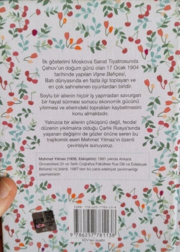 Vişne bahçesi kitabı - Görsel 3