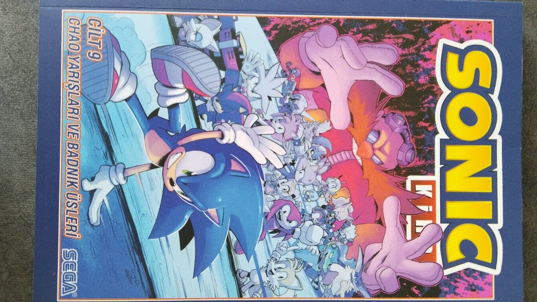 Sonic Sega Çizgi Roman Seti Cilt 7,8 ve 9 - Görsel 5