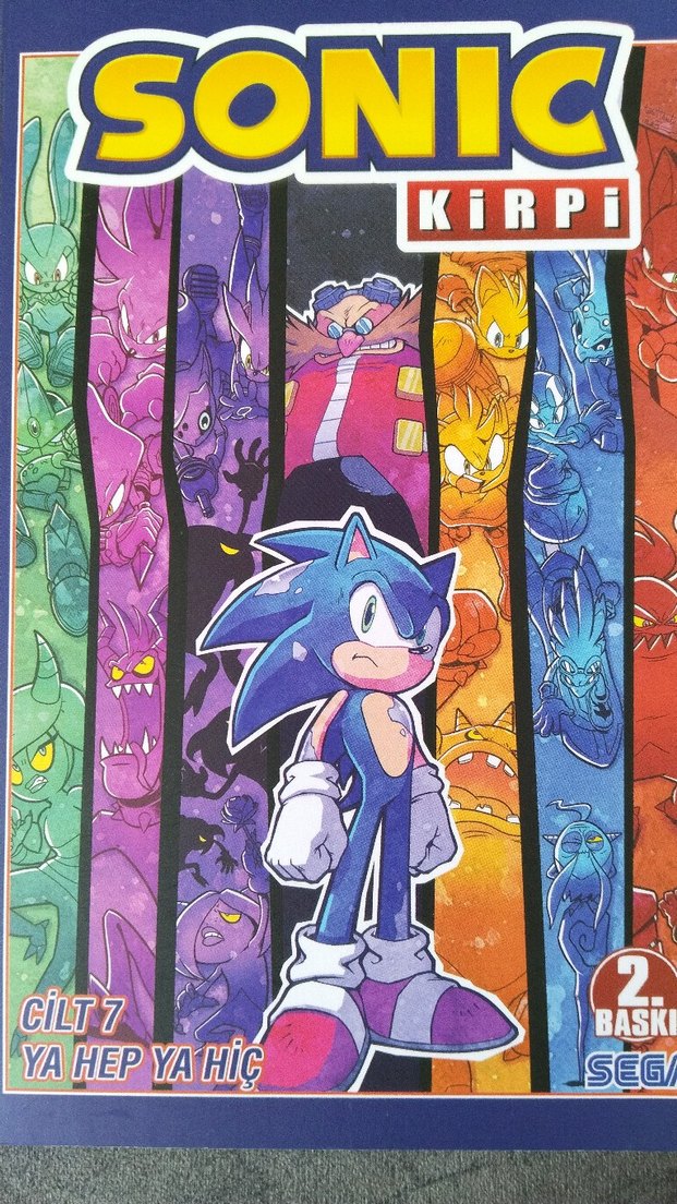 Sonic Sega Çizgi Roman Seti Cilt 7,8 ve 9 - Görsel 3
