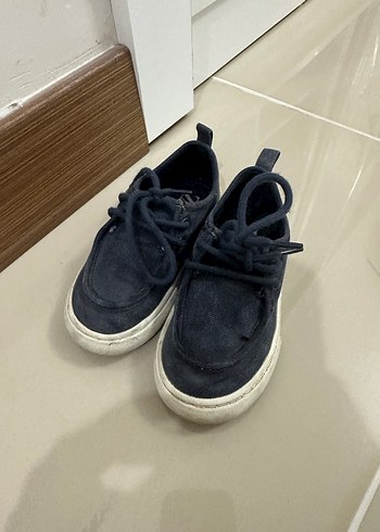 Erkek Çocuk Kot Kumaş Mavi Spor Ayakkabı Zara - Görsel 2