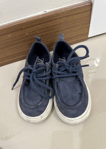 Erkek Çocuk Kot Kumaş Mavi Spor Ayakkabı Zara - Görsel 3