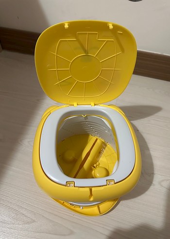 Sarı Sevimli Hayvan Figürlü katlanabilir çoçuk tuvaleti/lazımlık - Görsel 4