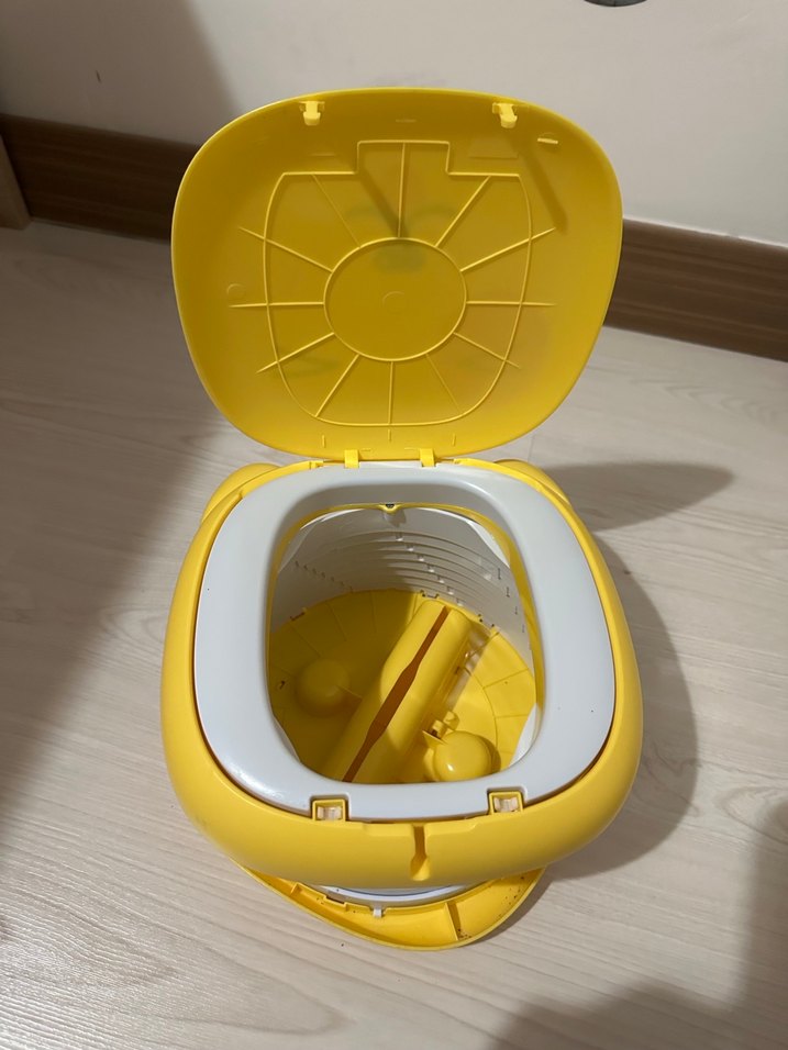 Sarı Sevimli Hayvan Figürlü katlanabilir çoçuk tuvaleti/lazımlık - Görsel 4