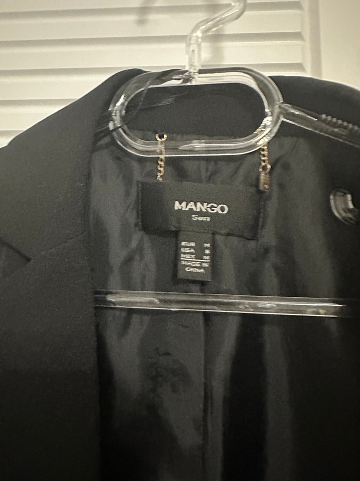 Siyah Düğmeli Kadın Blazer Ceket - Görsel 2