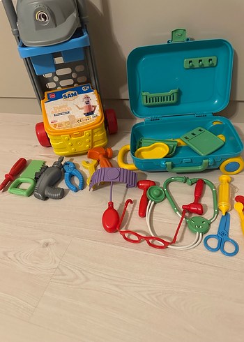 Renkli Doktor ve Tamir Seti Çocuk Oyuncağı - Görsel 3