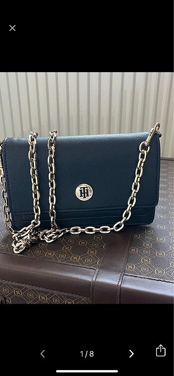 Tommy Hilfiger küçük telefon cüzdan çantası