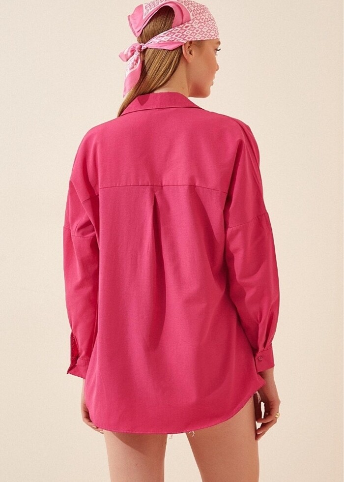 Pembe gömlek - Görsel 2