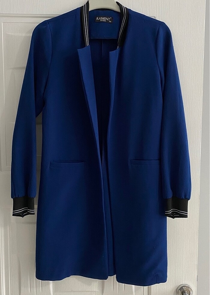 Lacivert blazer ceket - Görsel 2