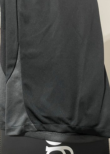 Siyah Nike Elastik Bel Spor Şort - Görsel 3