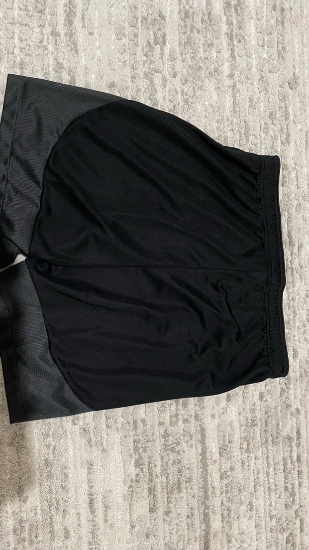 Siyah Nike Elastik Bel Spor Şort - Görsel 2