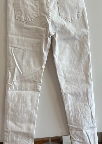 Beyaz Kadın Skinny Pantolon - Görsel 3